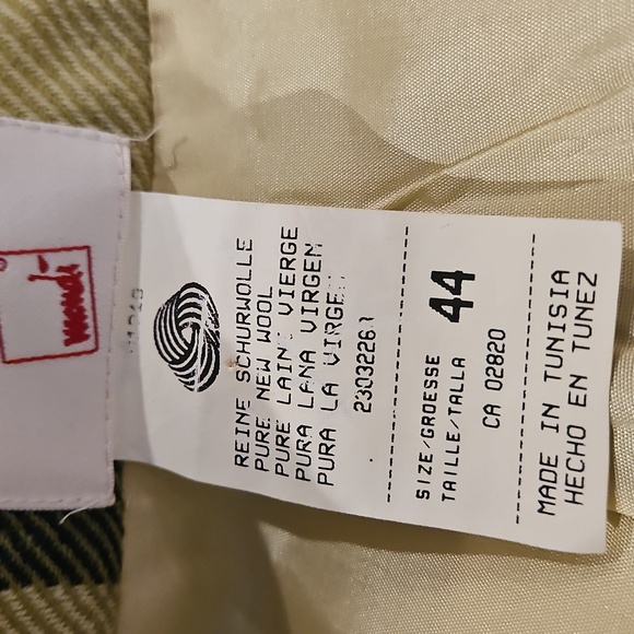 RARE NEVER WORN VINTAGE MONDI WOOL SKIRT 80S - Picture 4 of 10